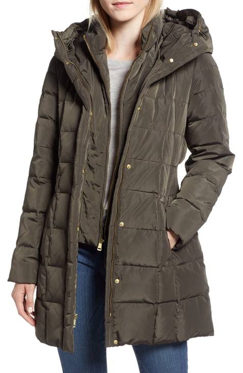 cole haan signature hooded down puffer coat