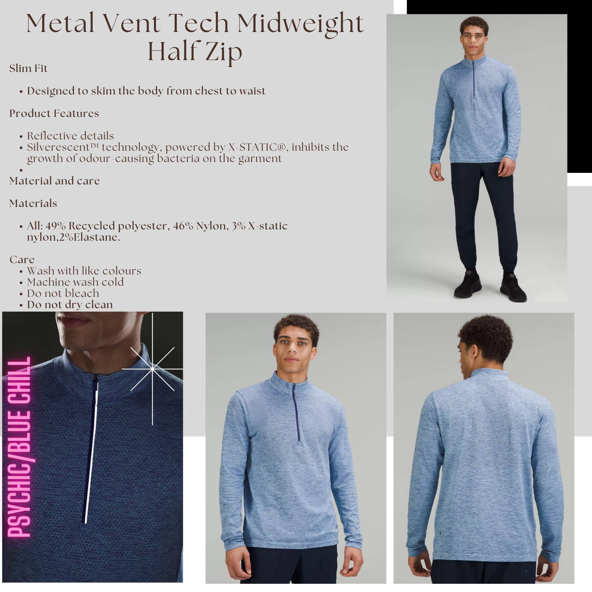 Metal Vent Tech Midweight Half Zip