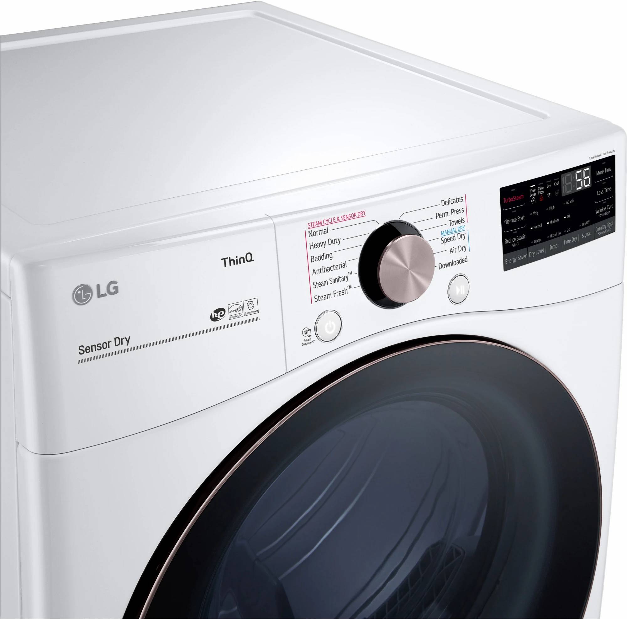 7.3 cu.ft. Smart Wi-Fi Enabled Electric Dryer with TurboSteam™