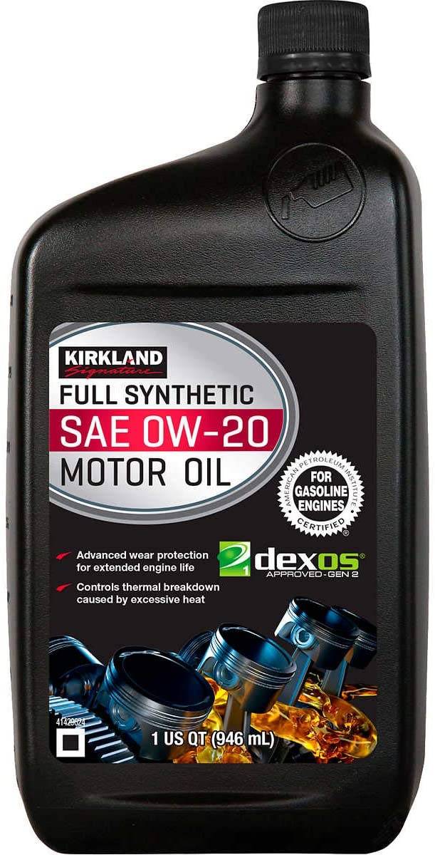 Kirkland Signature 5Quart 0W20 5W30 Full Synthetic Motor, 60 OFF