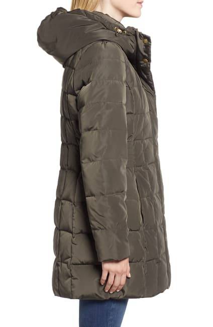 signature hooded down puffer coat