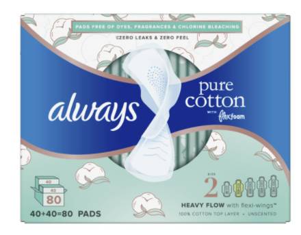 Cotton pads, 80-pack 
