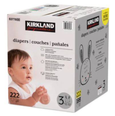 Kirkland Signature Diapers, Size 6, 132 ct