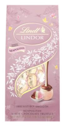 Lindt Lindor White Chocolate Truffles, 19 oz.