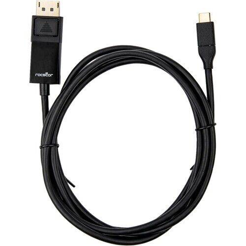 Rocstor Y10C167-B1 Premium 6ft USB-C to DisplayPort Cable M/M- USB Type-C  to DisplayPort Converter Cable - Invastor