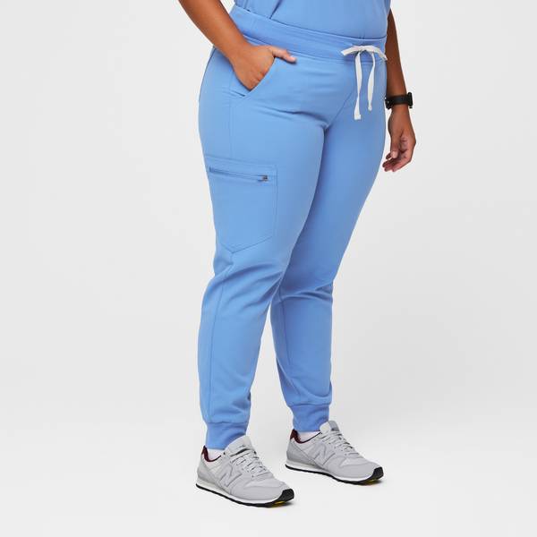 Zamora™ Jogger Scrub Pants - Regular - Ceil Blue - (XL) - Invastor