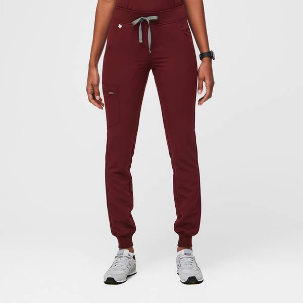 Zamora™ Jogger Scrub Pants - Regular - Burgundy - (XL) - Invastor