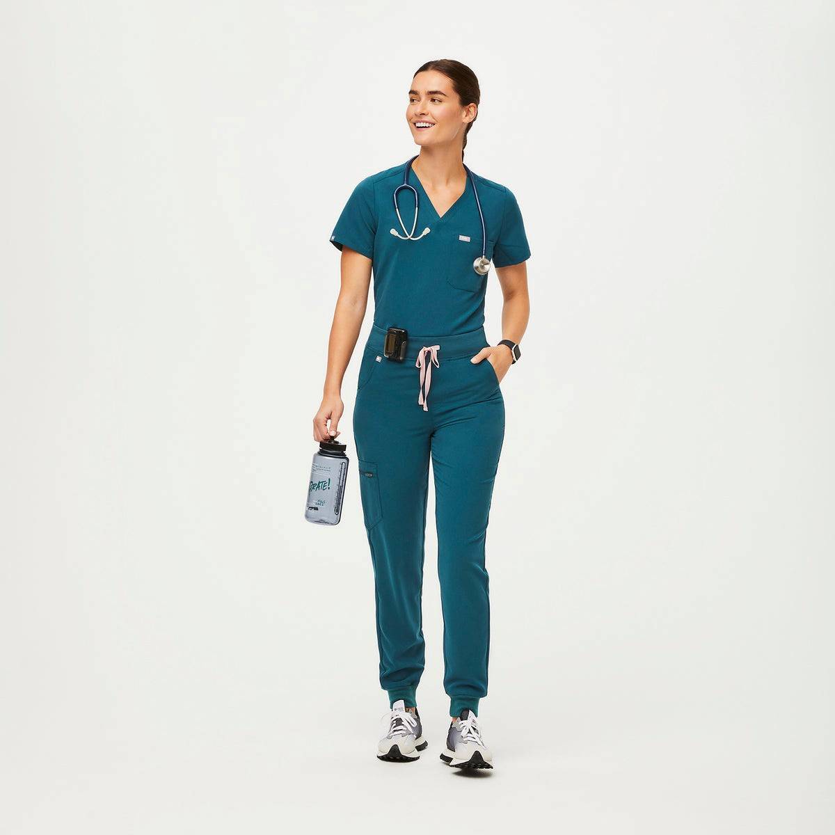 Women's High Waisted Zamora Jogger Scrub Pants™ - Royal Blue