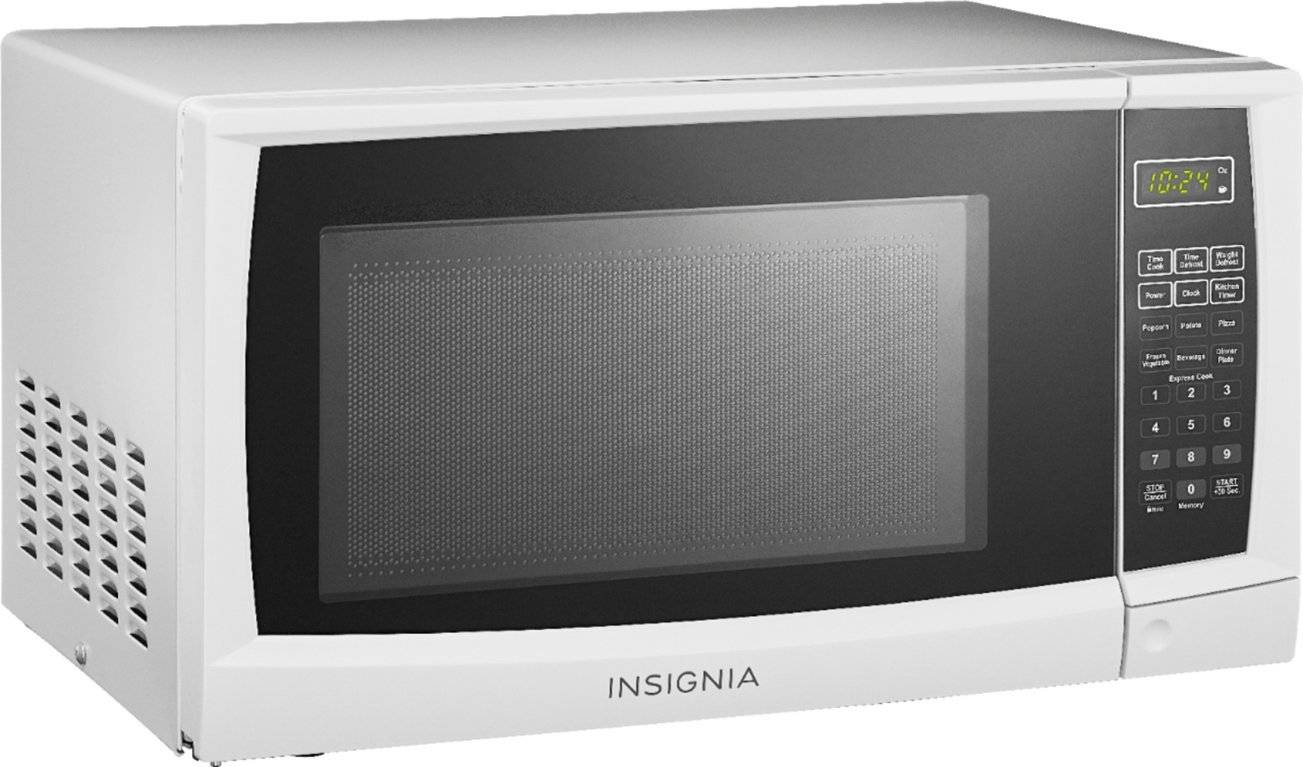 Insignia - 0.7 Cu. ft. Compact Microwave - Black