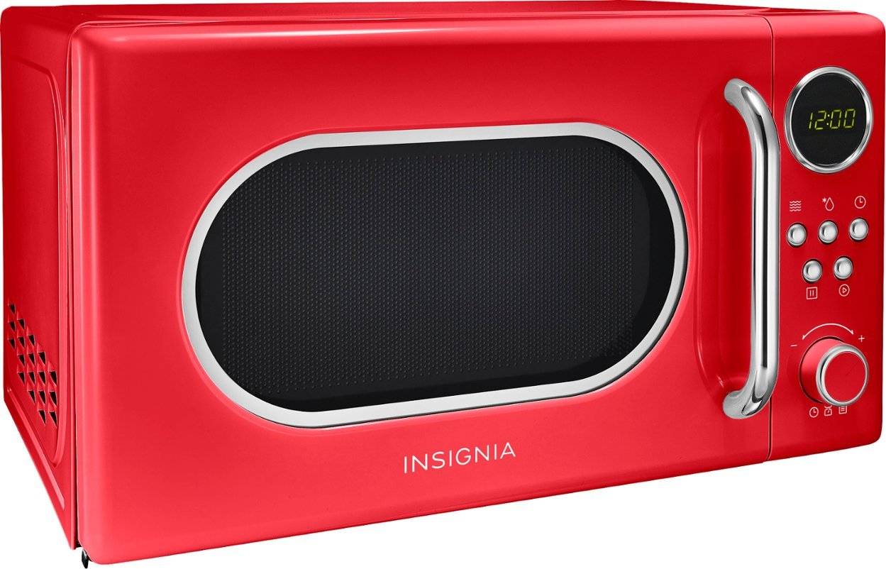 Insignia - 0.7 Cu. ft. Compact Microwave - White
