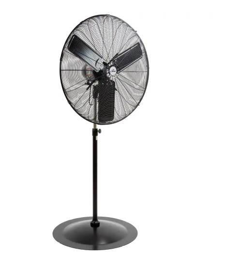 Adjustable-Height 20 in. Shroud Oscillating Pedestal Fan