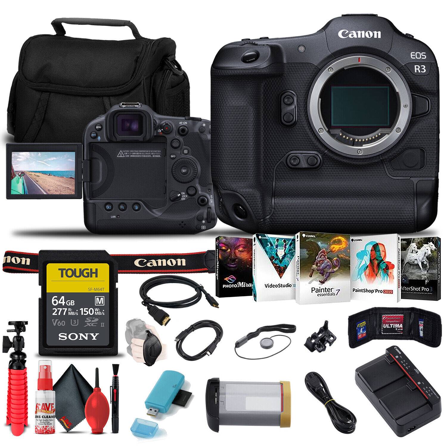  Canon EOS M50 Mark II Mirrorless Camera with EF-M 18-150mm is  STM Lens (4728C001) + 64GB Card + Color Filter Kit + Filter Kit + 2 x LPE12  Battery +
