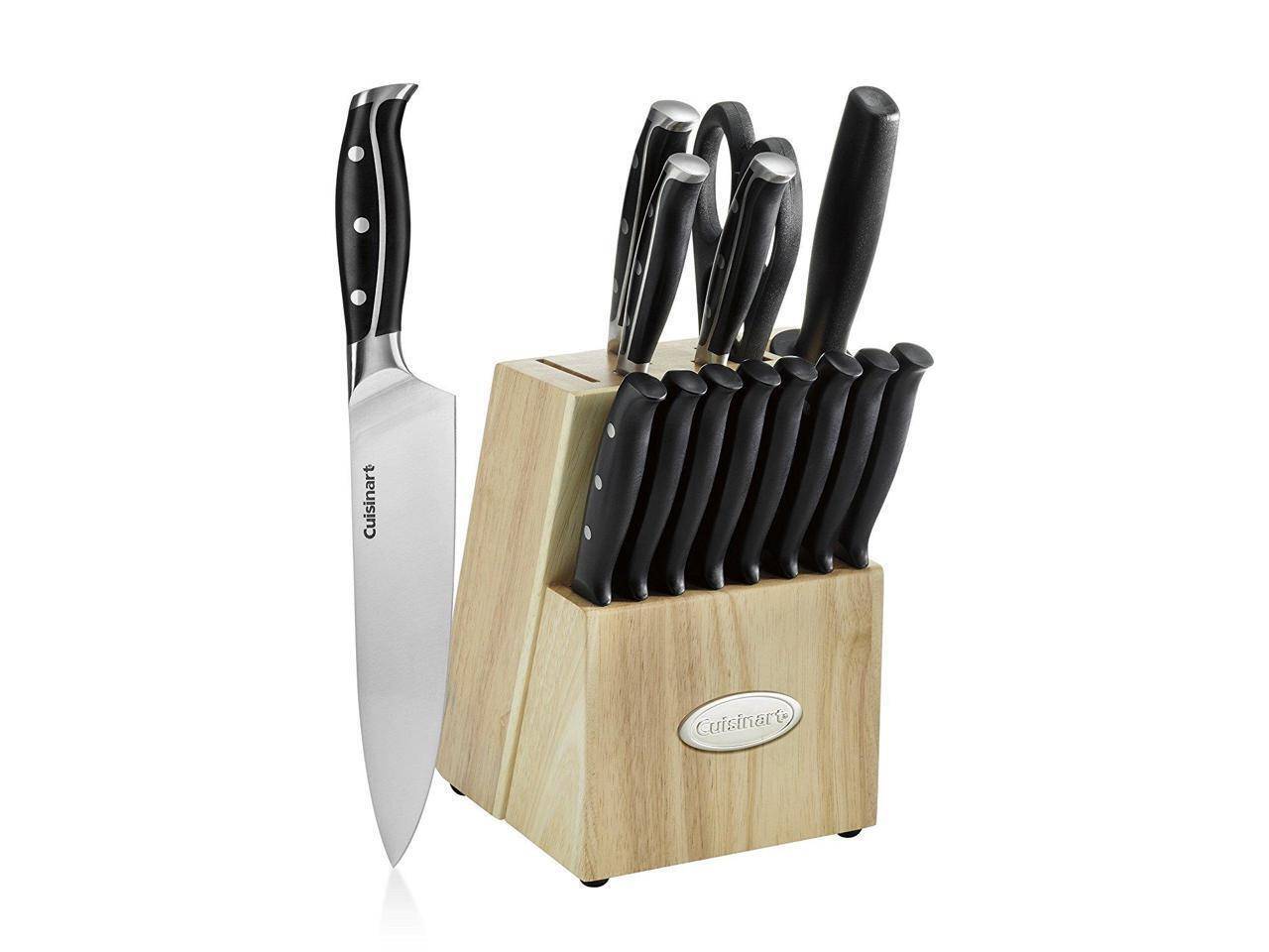 Cuisinart 17-Piece Artiste Collection Cutlery Knife Block Set Stainless Steel