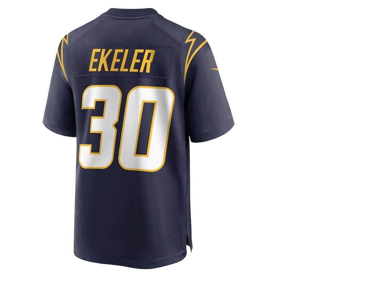 Men's Nike Austin Ekeler Royal Los Angeles Chargers Game Jersey Size: Extra Large