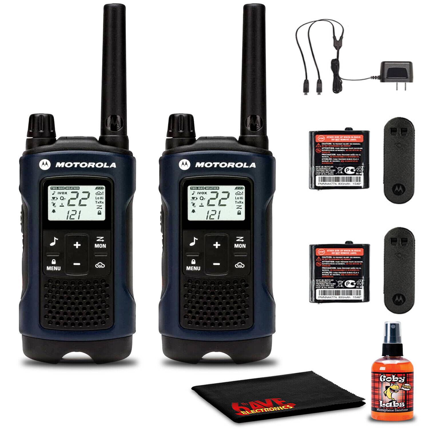 Motorola Solutions T260TP Talkabout Radio, 3 Pack, White