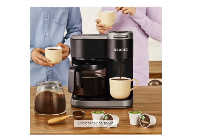 Keurig K-Duo Single Serve & Carafe Coffee Maker 12 K-Cups