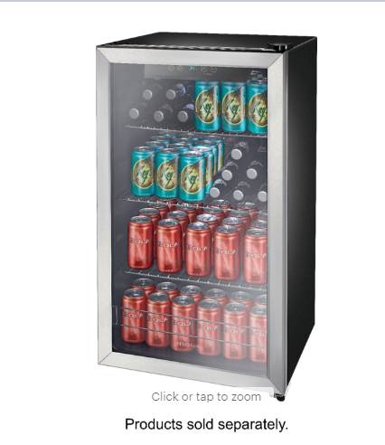 Insignia - 130-Can Beverage Cooler