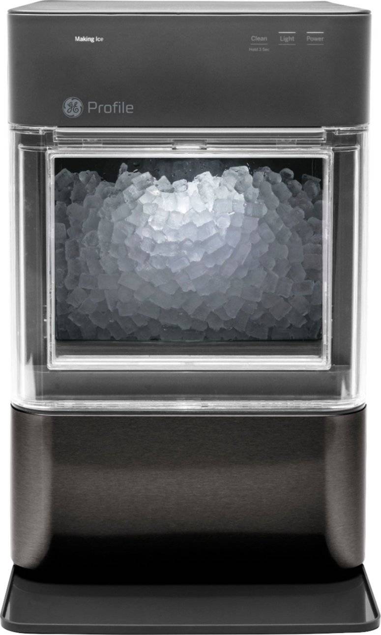 Frigidaire Portable Self Cleaning Ice Maker, Black Stainless Steel,  (EFIC117-Ssblack_Sc)