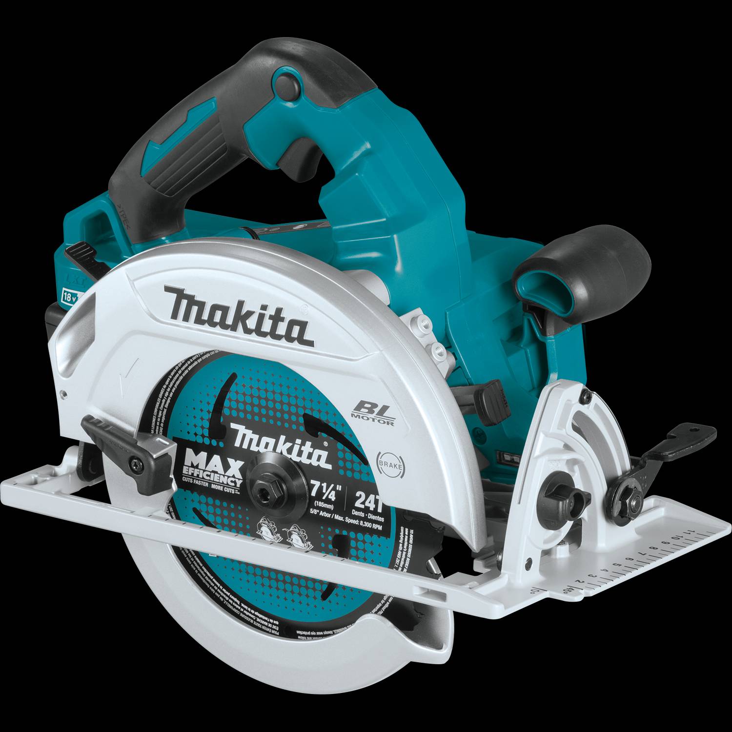 Makita 18V X2 LXT 7-1/4 Circular Saw Kit (5 Ah) XSH06PT-R Certified  Refurbished 686024907404