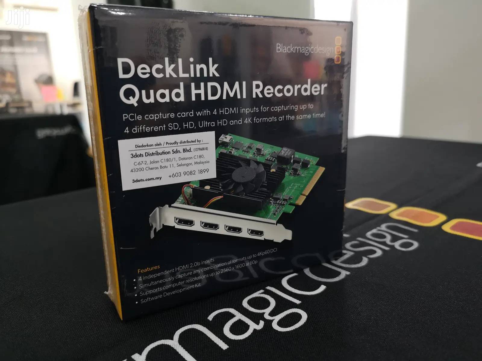 Blackmagic Design Quad HDMI Recorder Capture Card - Invastor