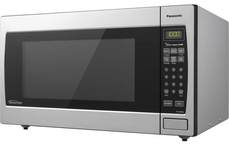 Panasonic HomeCHEF 1.2 Cu. Ft. Stainless Steel 4-In-1 Multi-Oven Inverter  Microwave With FlashXpress Broiler, Convection and Airfryer - Invastor