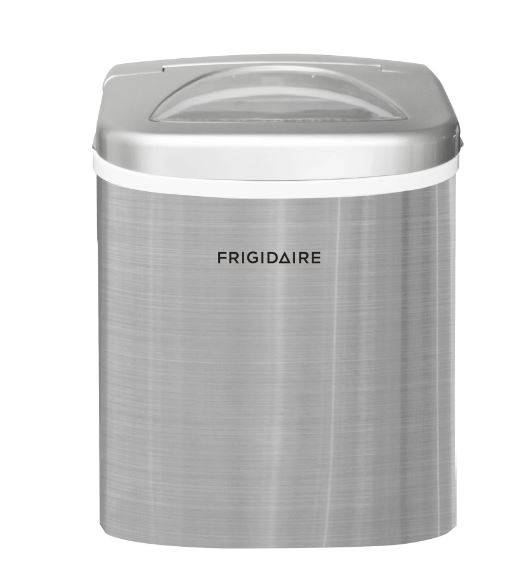 Frigidaire 26 lb. Countertop Ice Maker EFIC117-SS, Black Stainless