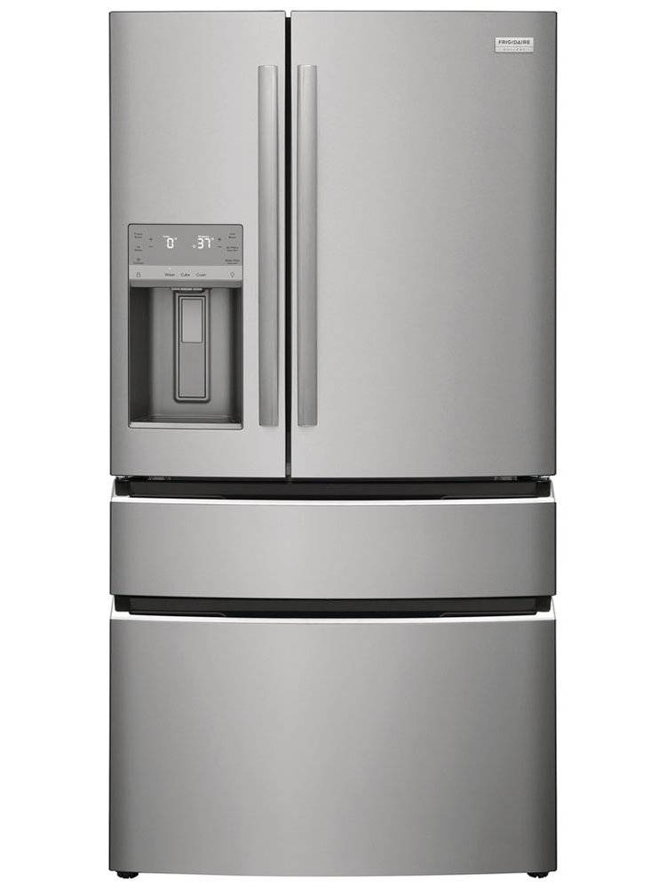 22.3 cu. ft. 33 in. Standard Depth Side by Side Refrigerator in  Smudge-Proof Stainless Steel