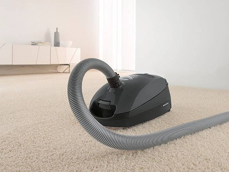  Miele Classic C1 Bagged Canister Vacuum, Lotus White