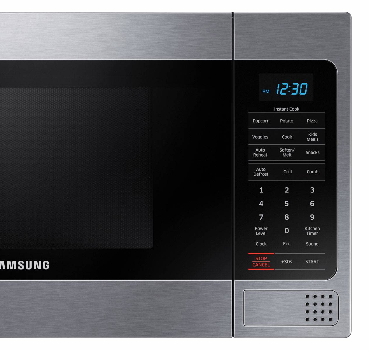 1.1 cu. ft Countertop Microwave with Grilling Element in Stainless