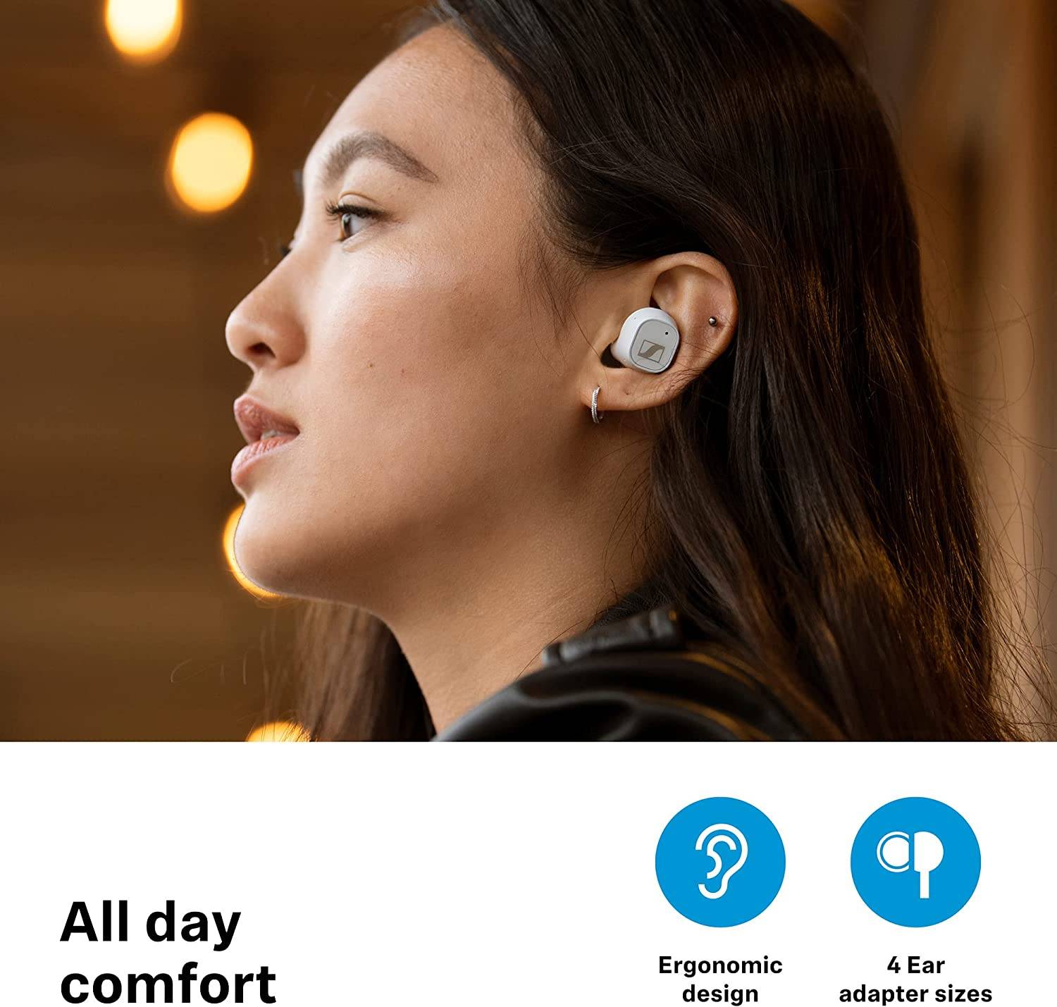 Cleer Ally Plus II Noise-Canceling True Wireless In-Ear Headphones  (Midnight Blue)