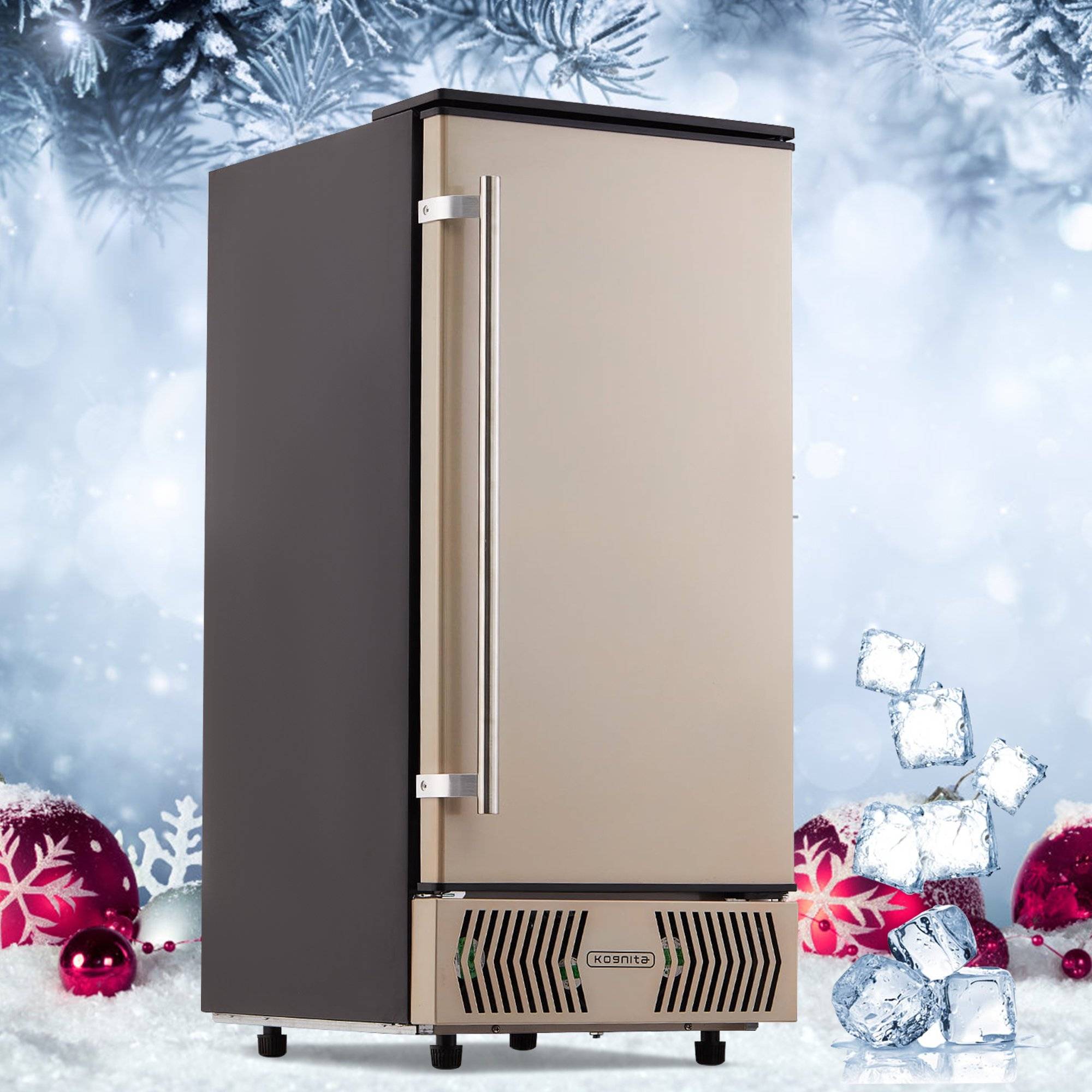 ADT Ice Machine Stainless Steel Under Counter Freestanding Commercial Ice  Maker Machine for Home/Kitchen/Office/Restaurant/Bar/Coffee (200LB