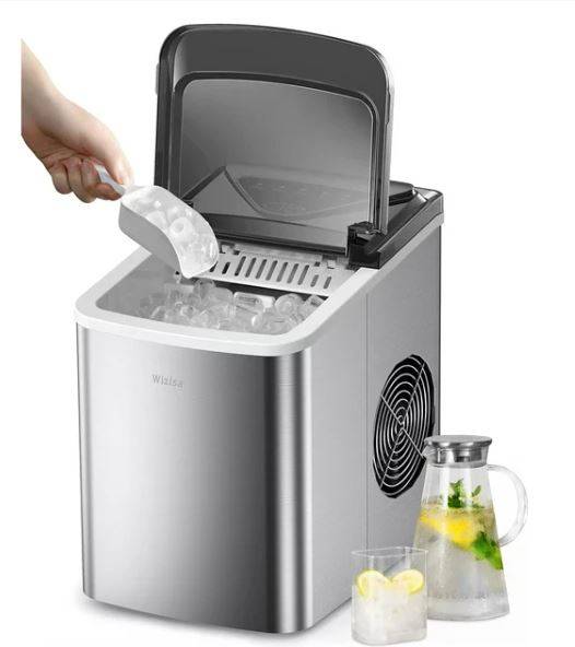 Igloo 26-lb Automatic Self-Cleaning Ice Maker ,Stainless Steel