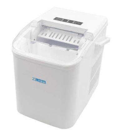 Z-Linke Small Countertop Ice Maker Machine, Portable, 26 Pound