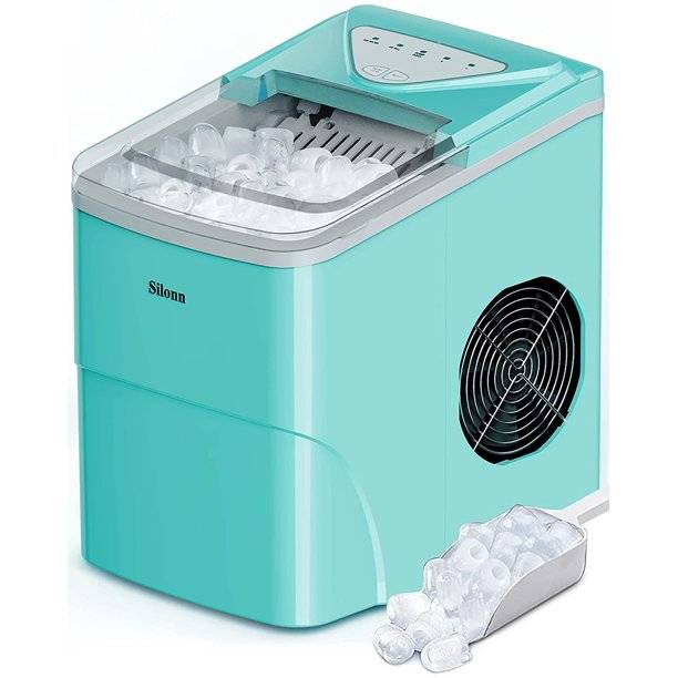silonn countertop ice maker machine with handle, portable makers