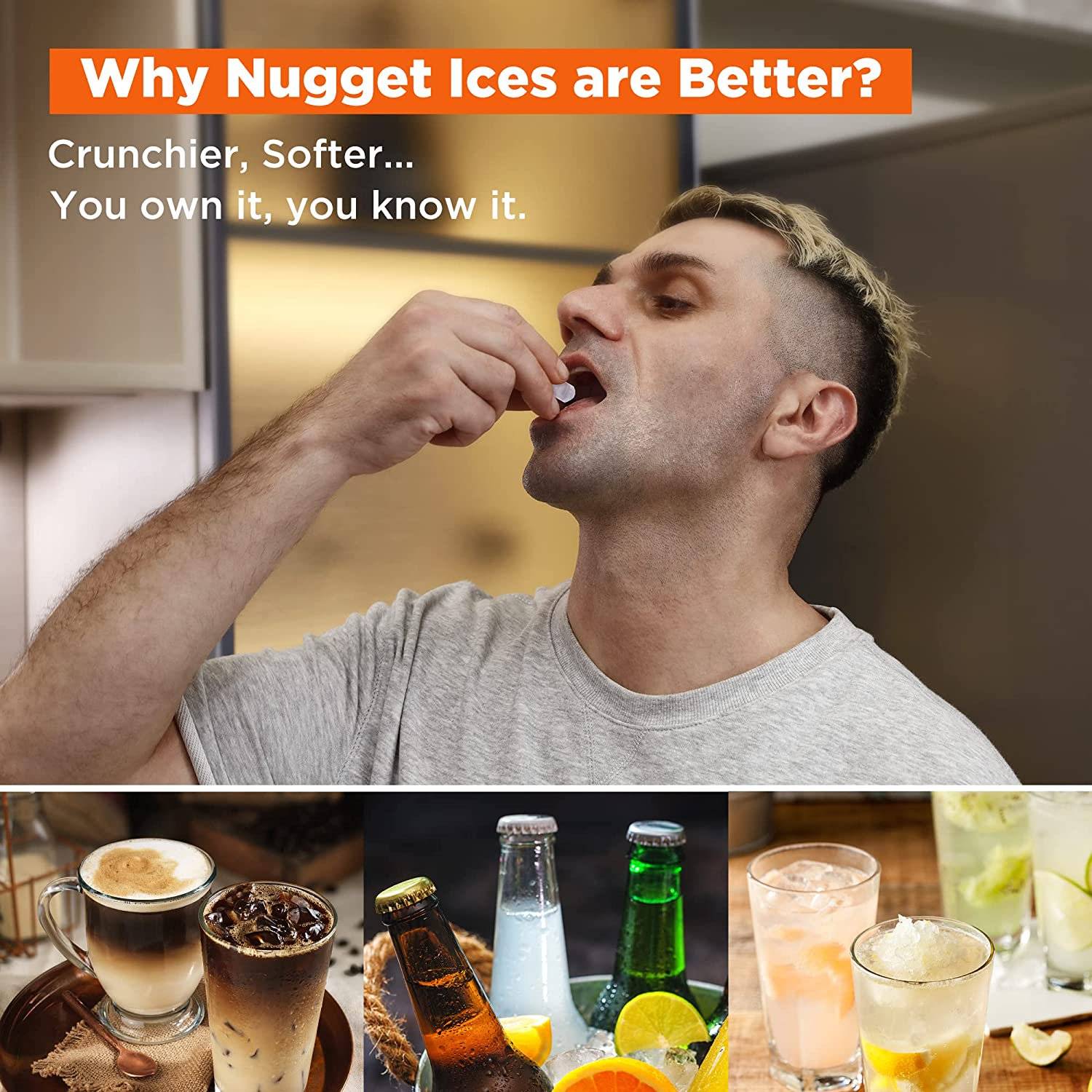 Nugget Ice makes everything better #nuggetice #nuggeticemaker