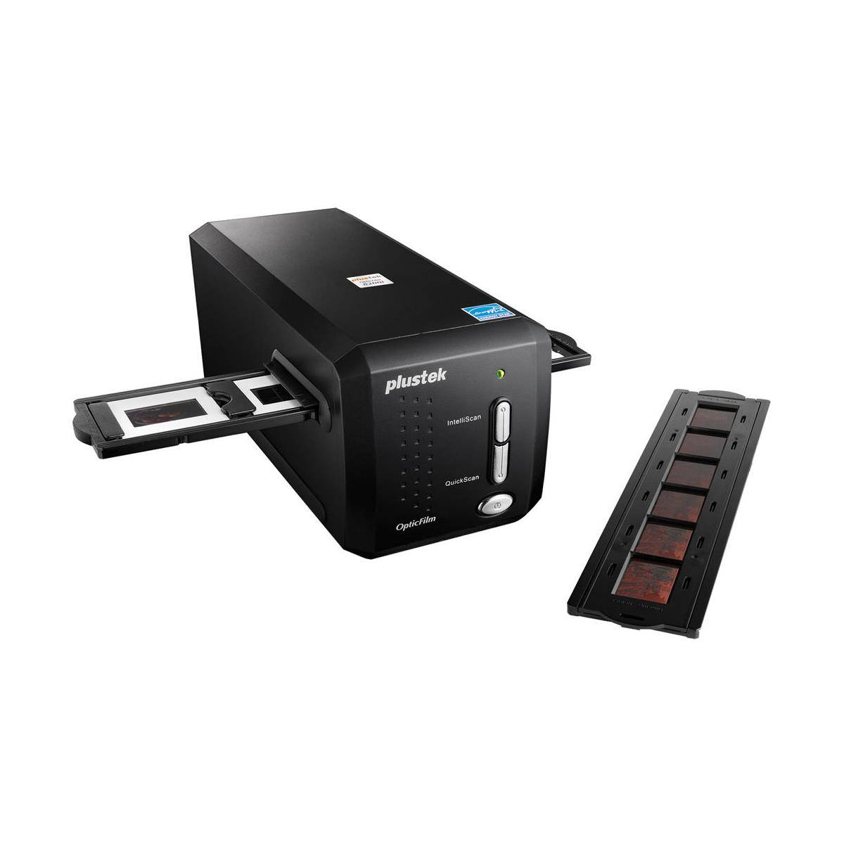 Plustek OpticFilm 8100 - 35mm Negative Film & Slide Scanner with 7200 DPI  and 48-bit output, Bundle Silverfast SE Plus 8.8, Supports Mac and PC