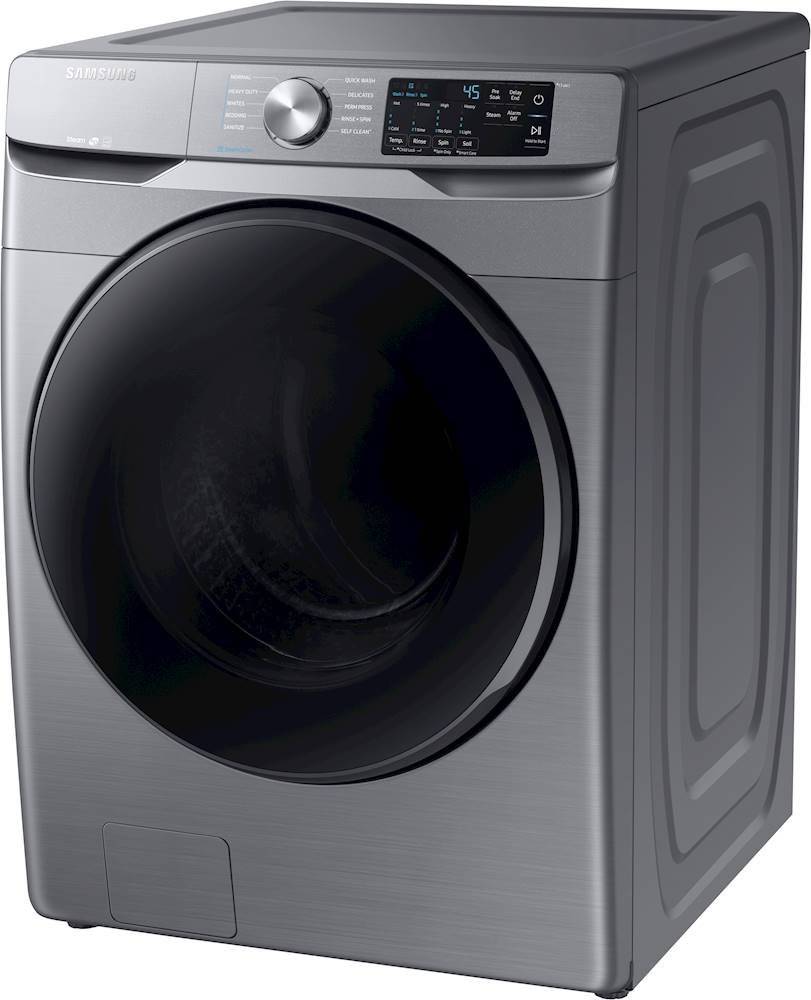 Samsung 4.5-cu ft High Efficiency Stackable Steam Cycle Front-Load Washer  (Platinum) ENERGY STAR - Invastor