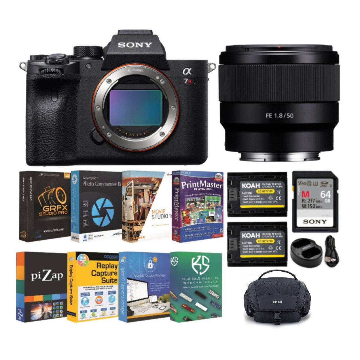 Nikon Z7 II Mirrorless Camera with 24-70mm f/4 Lens (1656) + FTZ II Adapter  + 64GB Memory Card + Filter Kit + Wide Angle Lens + Color Filter Kit + Bag