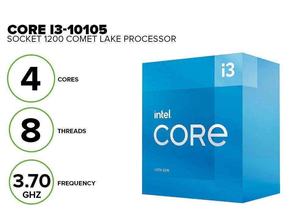日産 インテル Intel CPU Core i3-10105 3.7GHz クアッドコア LGA1200