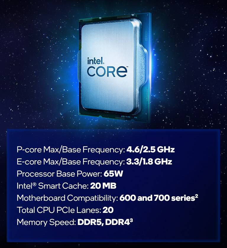 Intel® Core™ i5-13400 Desktop Processor 10 cores (6 P-cores + 4 E