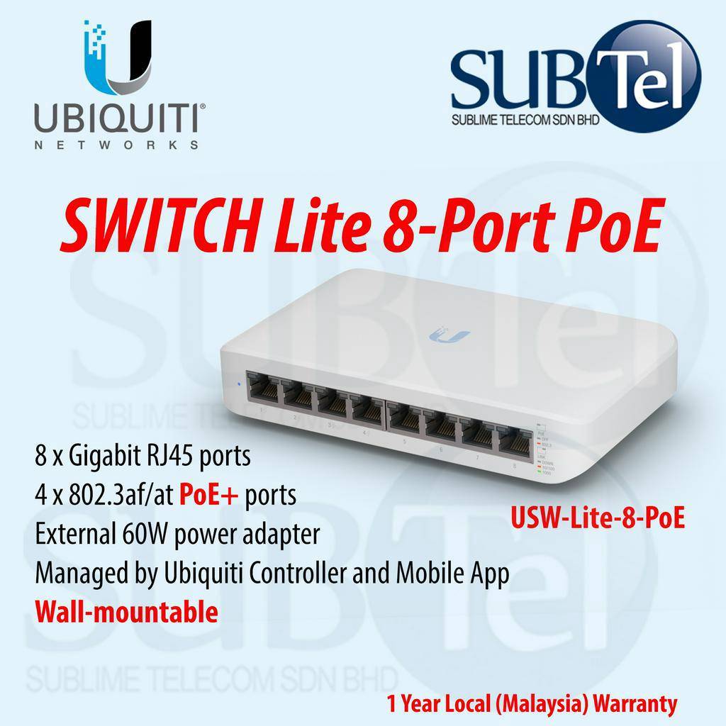 Switch Lite 8 PoE