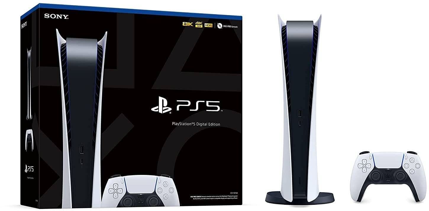 Open Box: PlayStation 5 Digital Edition Console - Includes PS5 Console And  DualS - Invastor