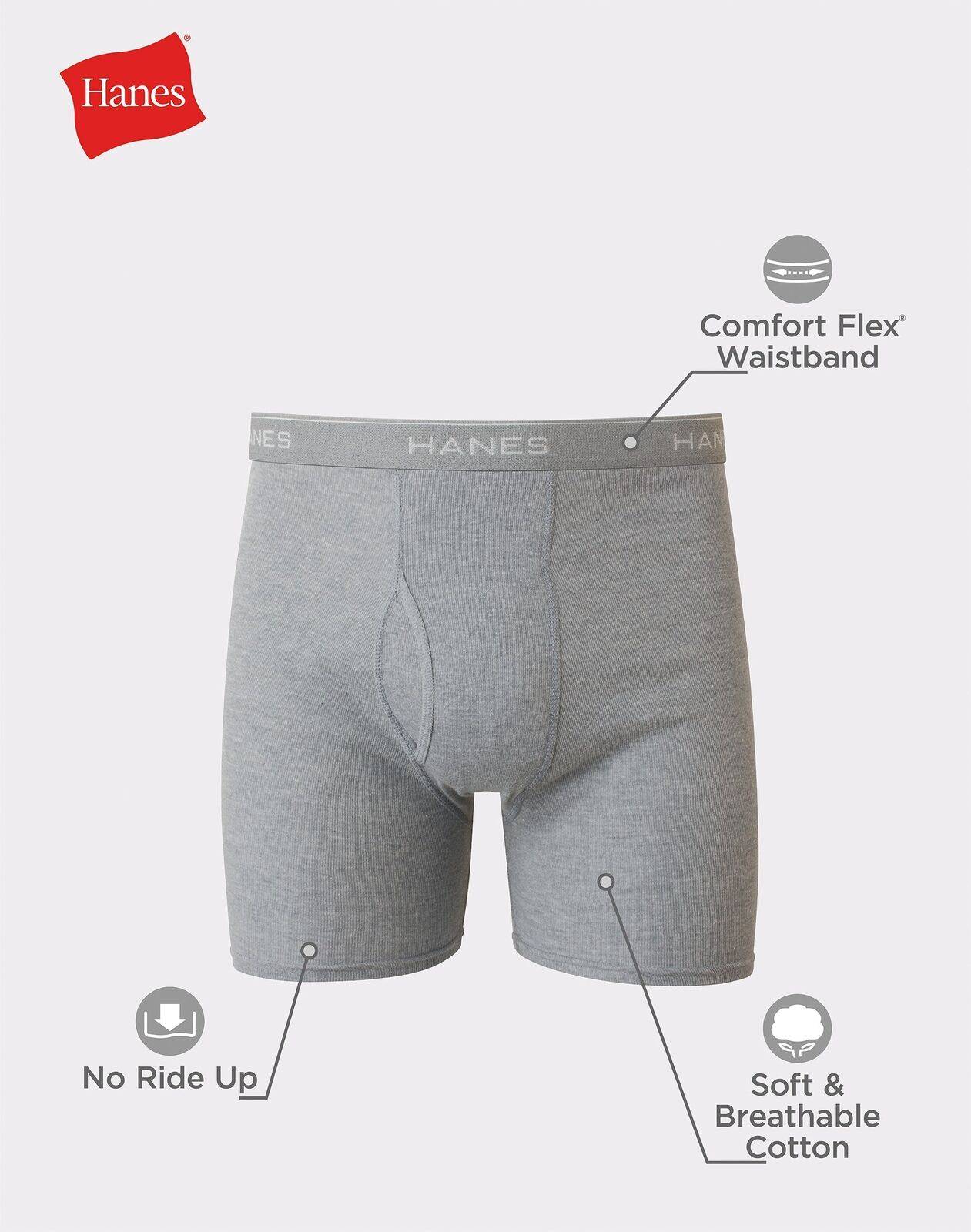 Hanes® Comfort Flex Briefs Men's Color Briefs Underwear, 3 or 6 Pack S-3XL