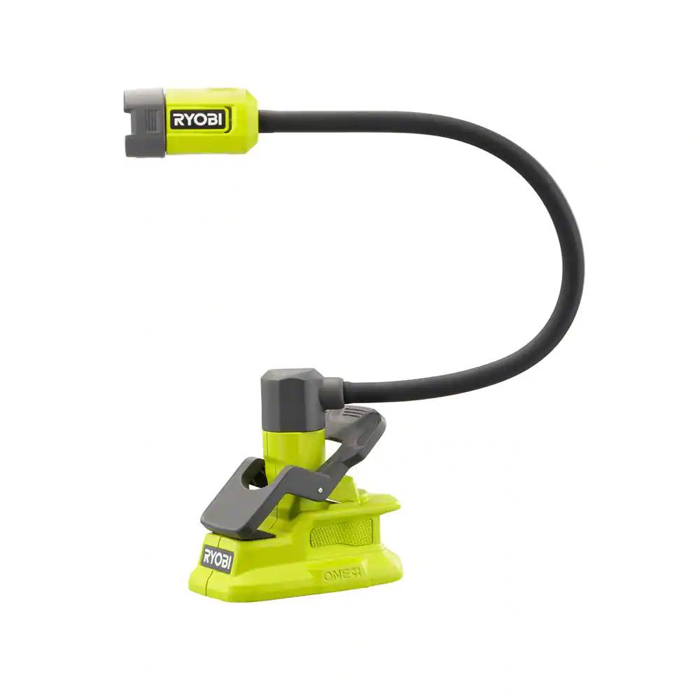 RYOBI ONE+ 18V Cordless Flexible LED Clamp Work Light Rotating Head (Tool  Only) - Invastor