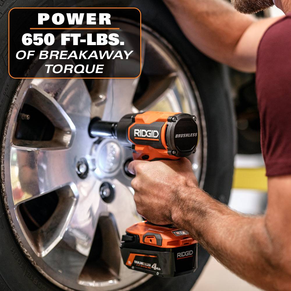 Ridgid mid discount torque impact wrench