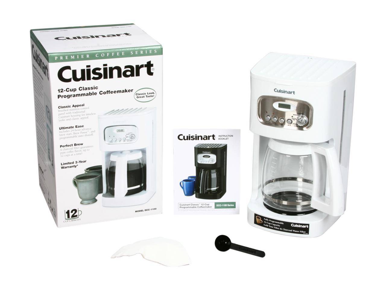 Cuisinart 4 Cup Classic Coffeemaker with Stainless Carafe, Black 