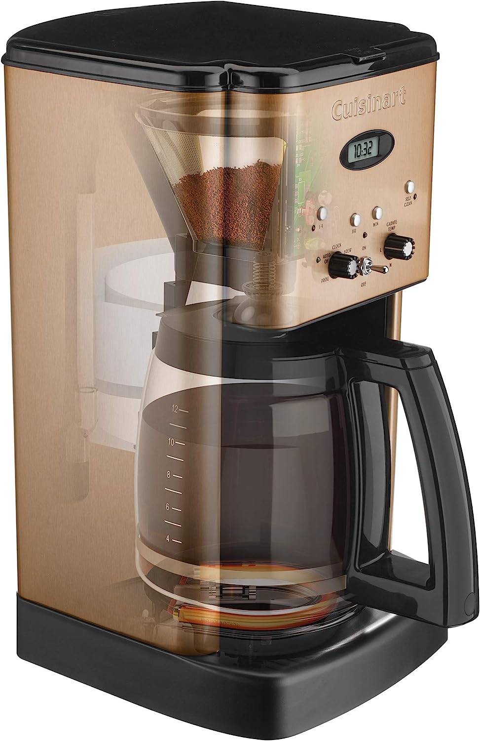 Cuisinart Brew Central 12-Cup Programmable Coffee Maker - Black Stainless  Steel
